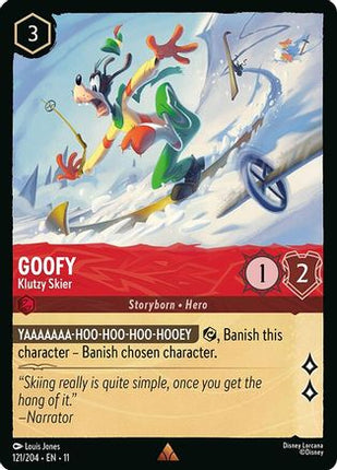 Goofy - Klutzy Skier (121/204) - Winterspell