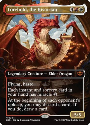 Lorehold, the Historian (Borderless) [Secrets of Strixhaven] Foil
