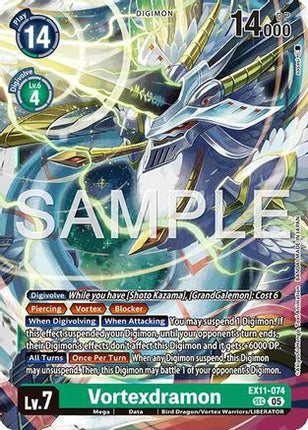 Vortexdramon [EX11-074] [Dawn of Liberator] Foil