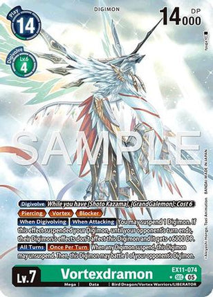 Vortexdramon (Alternate Art) [EX11-074] [Dawn of Liberator] Foil