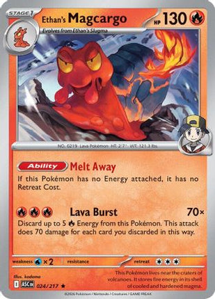 Ethan's Magcargo - 024/217 [ME: Ascended Heroes] Reverse Holofoil