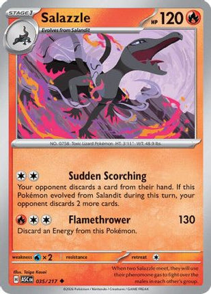 Salazzle - 035/217 [ME: Ascended Heroes] Reverse Holofoil