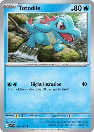 Totodile - 41/null [ME: Ascended Heroes]