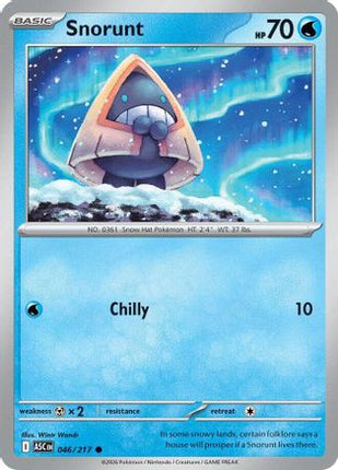 Snorunt - 046/217 [ME: Ascended Heroes] Reverse Holofoil