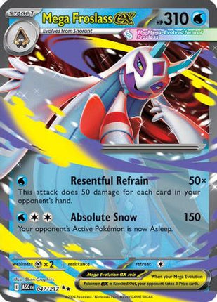 Mega Froslass ex - 047/217 [ME: Ascended Heroes] Holofoil