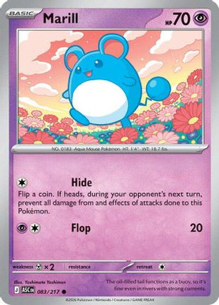 Marill - 083/217 [ME: Ascended Heroes] Reverse Holofoil