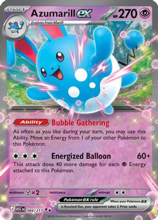 Azumarill ex - 84/null [ME: Ascended Heroes] Holofoil
