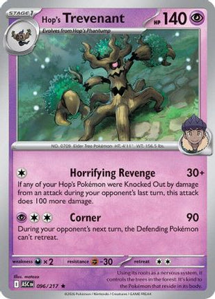Hop's Trevenant - 096/217 [ME: Ascended Heroes] Holofoil