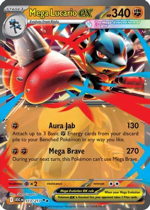 Mega Lucario ex - 113/null [ME: Ascended Heroes] Holofoil