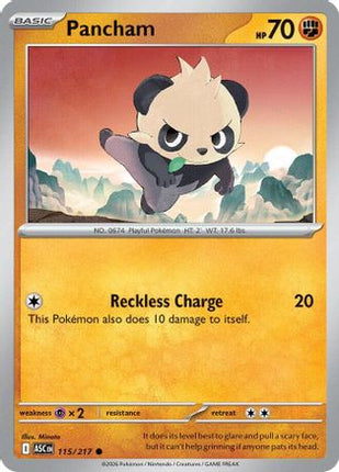 Pancham - 115/null [ME: Ascended Heroes] Reverse Holofoil