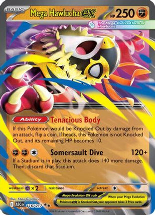 Mega Hawlucha ex - 116/217 [ME: Ascended Heroes] Holofoil