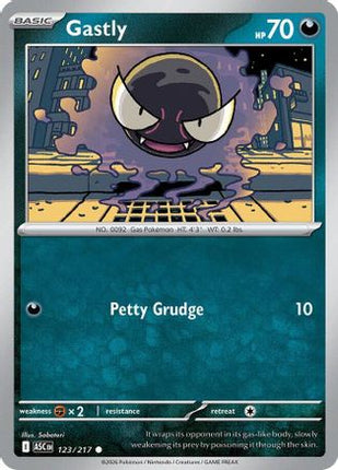Gastly - 123/null [ME: Ascended Heroes]
