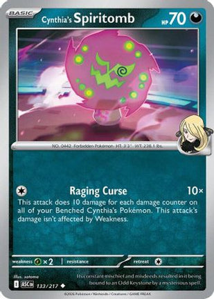 Cynthia's Spiritomb - 133/217 [ME: Ascended Heroes] Reverse Holofoil