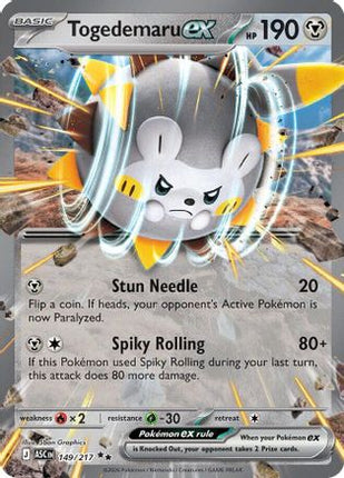 Togedemaru ex - 149/null [ME: Ascended Heroes] Holofoil