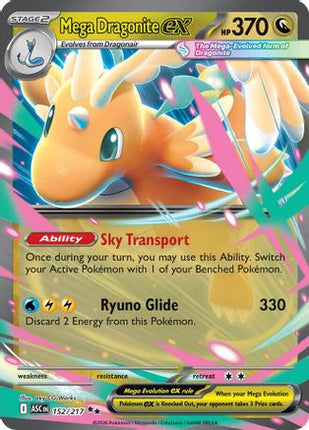 Mega Dragonite ex - 152/217 [ME: Ascended Heroes] Holofoil