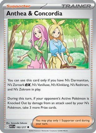 Anthea & Concordia - 182/217 [ME: Ascended Heroes] Reverse Holofoil