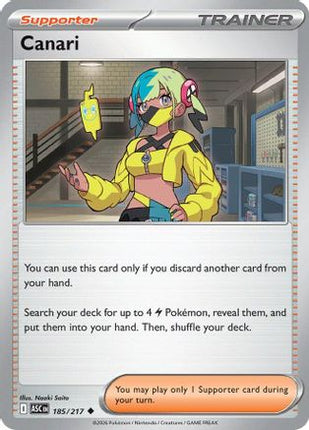 Canari - 185/217 [ME: Ascended Heroes] Reverse Holofoil