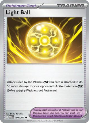 Light Ball - 191/null [ME: Ascended Heroes] Reverse Holofoil