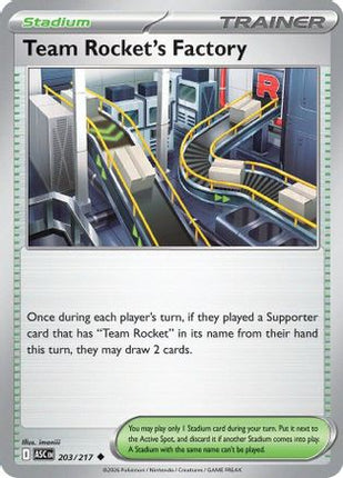 Team Rocket's Factory - 203/null [ME: Ascended Heroes]