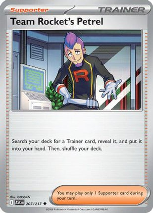 Team Rocket's Petrel - 207/null [ME: Ascended Heroes] Reverse Holofoil