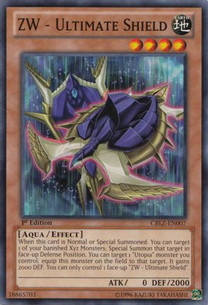 ZW - Ultimate Shield (Common / Short Print) [CBLZ-EN007] 1st Edition