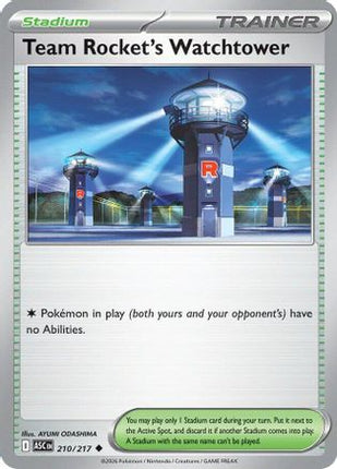 Team Rocket's Watchtower - 210/null [ME: Ascended Heroes] Reverse Holofoil
