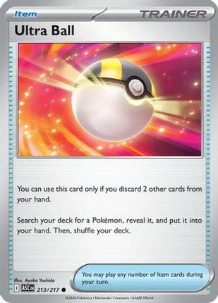 Ultra Ball - 213/217 [ME: Ascended Heroes] Reverse Holofoil