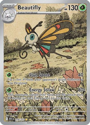 Beautifly - 219/217 [ME: Ascended Heroes] Holofoil