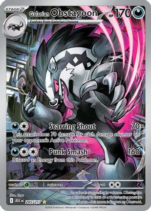 Galarian Obstagoon - 245/217 [ME: Ascended Heroes] Holofoil
