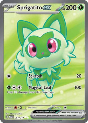 Sprigatito ex - 251/null [ME: Ascended Heroes] Holofoil