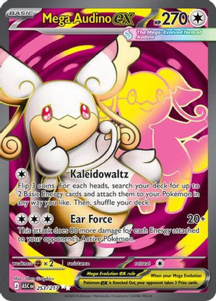 Mega Audino ex - 253/217 [ME: Ascended Heroes] Holofoil
