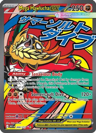Mega Hawlucha ex - 268/217 [ME: Ascended Heroes] Holofoil