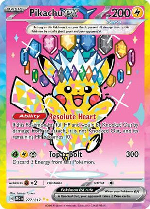 Pikachu ex - 277/217 [ME: Ascended Heroes] Holofoil
