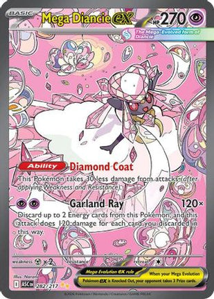 Mega Diancie ex - 282/217 [ME: Ascended Heroes] Holofoil