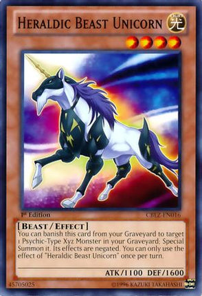 Heraldic Beast Unicorn (Common / Short Print) [CBLZ-EN016] Unlimited