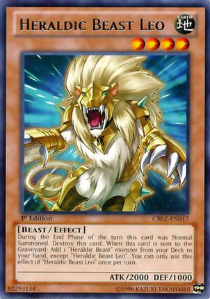Heraldic Beast Leo (Rare) [CBLZ-EN017] Unlimited