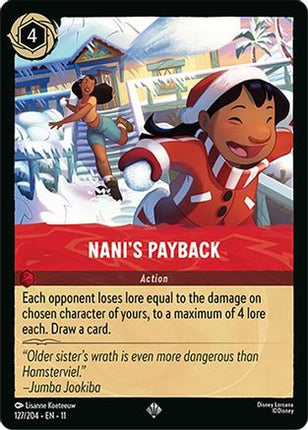 Nani's Payback (127/204) - Winterspell Cold Foil