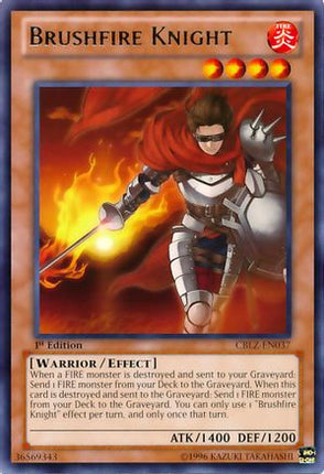 Brushfire Knight (Rare) [CBLZ-EN037] Unlimited