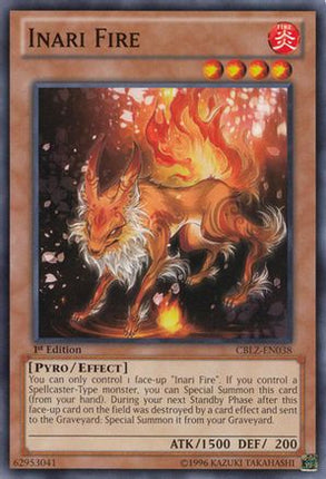 Inari Fire (Common / Short Print) [CBLZ-EN038] 1st Edition