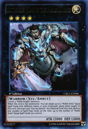 Artorigus, King of the Noble Knights (Ultra Rare) [CBLZ-EN086] 1st Edition