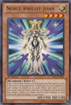 Noble Knight Joan (Rare) [CBLZ-EN092] Unlimited