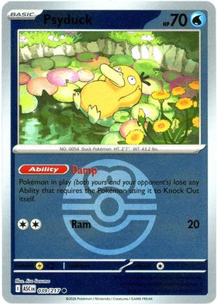 Psyduck - 039/217 (Love Ball) [ME: Ascended Heroes] Reverse Holofoil