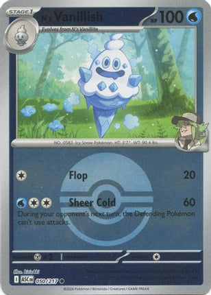 N's Vanillish (Poke Ball) - 50/null [ME: Ascended Heroes] Reverse Holofoil