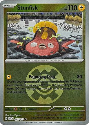 Stunfisk (Quick Ball) - 62/null [ME: Ascended Heroes] Reverse Holofoil