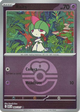 Ralts (Love Ball) - 87/null [ME: Ascended Heroes] Reverse Holofoil