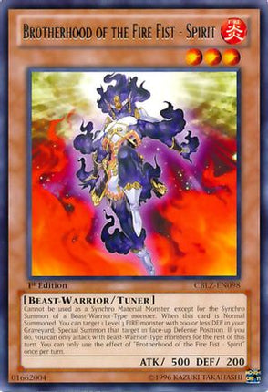 Brotherhood of the Fire Fist - Spirit (Rare) [CBLZ-EN098] 1st Edition