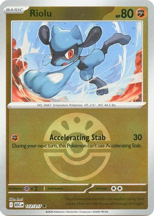 Riolu (Friend Ball) - 112/null [ME: Ascended Heroes] Reverse Holofoil