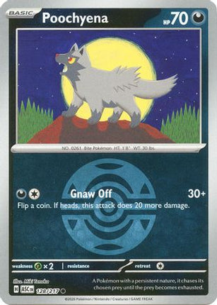 Poochyena (Dusk Ball) - 128/null [ME: Ascended Heroes] Reverse Holofoil
