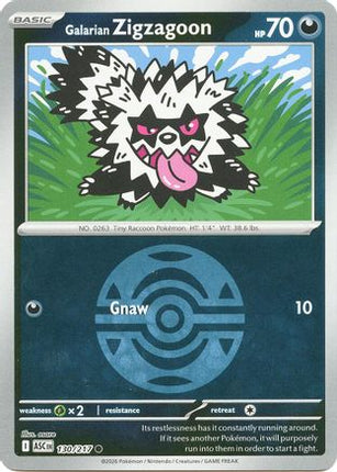Galarian Zigzagoon (Dusk Ball) - 130/null [ME: Ascended Heroes] Reverse Holofoil