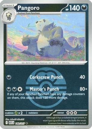 Pangoro (Love Ball) - 140/null [ME: Ascended Heroes] Reverse Holofoil